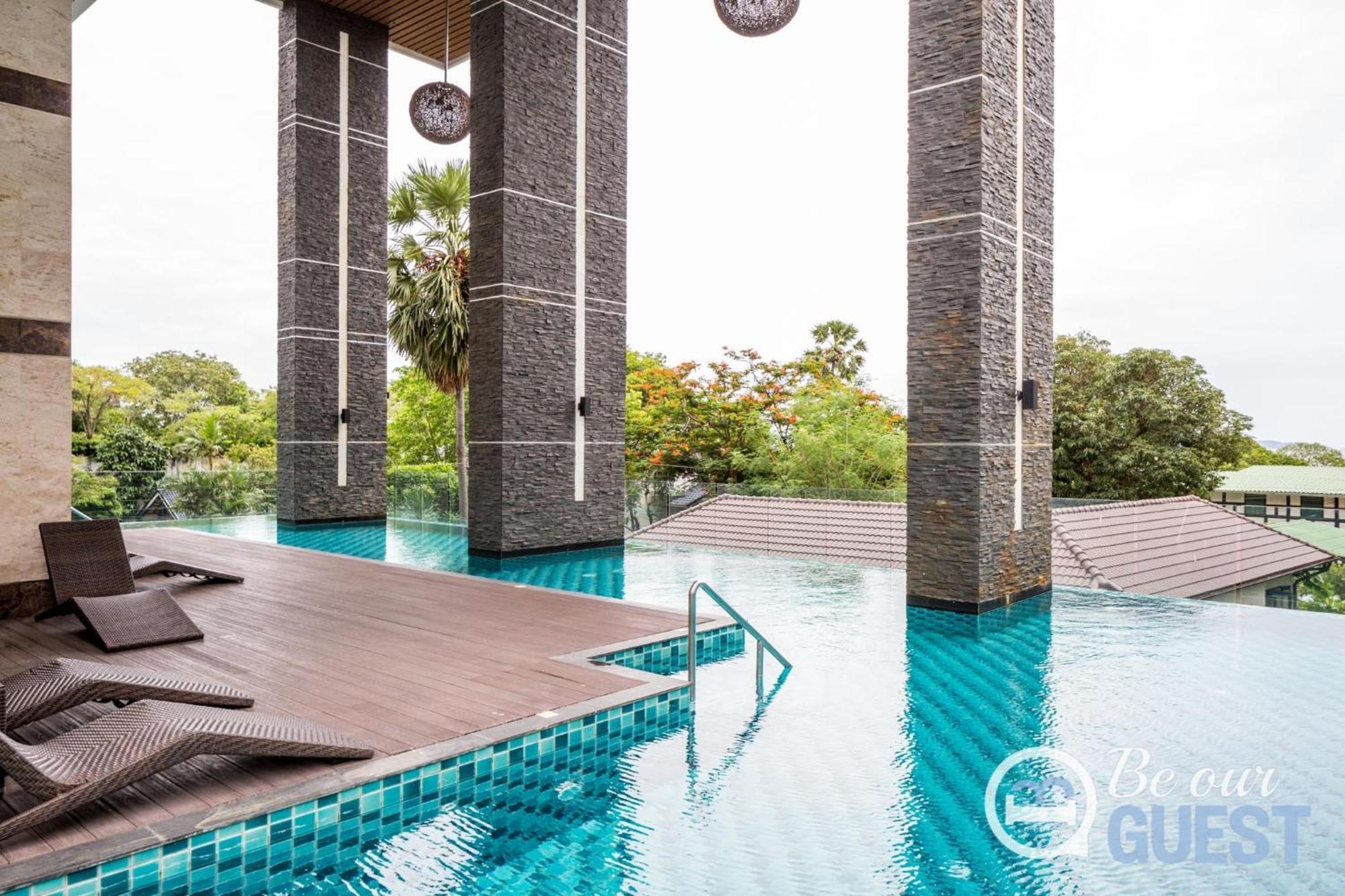 Stunning Sea View Condo On The Beach - Monthly Stay Pattaya Bagian luar foto